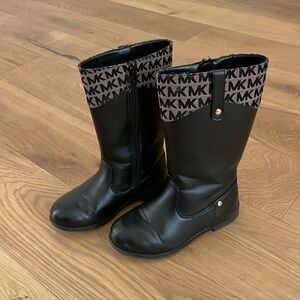 Girls Black Michael Kors Boots